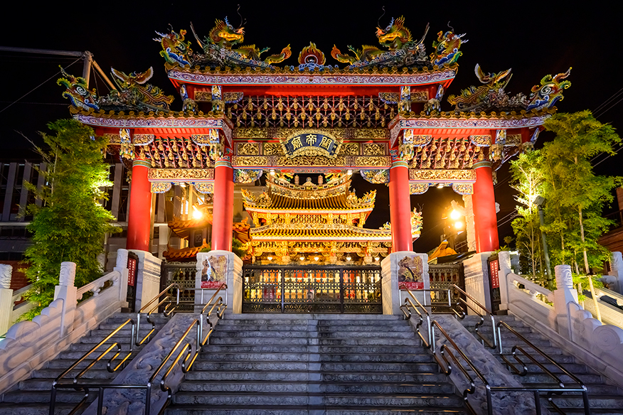 横滨关帝庙及牌楼：2